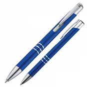 niebieski - Długopis metalowy ASCOT