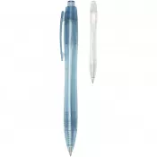 Przezroczysty bezbarwny - Długopis Alberni z PET z recyclingu