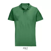 Koszulka polo unisex z czesanej bawełny Sol's PULSE Zielony