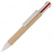 naturalny - 4-kolorowy długopis paierowy