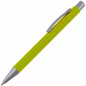 jasnozielony - Metalowy długopis reklamowy ABU DHABI
