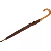 brązowy - Parasol automatyczny drewniany Ø105 cm NANCY