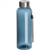 niebieski - Butelka reklamowa 500 ml z recyklingu
