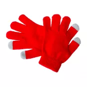 czerwony - Pigun dziecięce rękawiczki do ekranów dotykowych