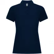 Navy Blue - Pegaso Premium koszulka damska polo z krótkim rękawem