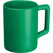 zielony - Kubek ceramiczny 300 ml Bradford