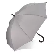 szary - Verdure 190T Pongee 23""Wiatroodporny parasol zuchwytem, automatyczny
