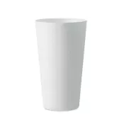 Kubek eventowy wielorazowy z PP 500 ml FESTA LARGE Bialy