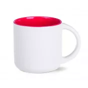 biało-czerwony - Kubek reklamowy Modern (390 ml)