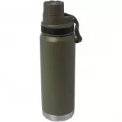 Leśny zielony - Butelka Fortis z recyklingowanej stali nierdzewnej, z miedzianą izolacją próżniową, o pojemności 700 ml, z certyfikatem RCS