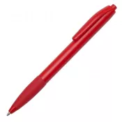 czerwony - Długopis reklamowy plastikowy BLITZ