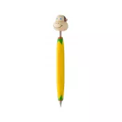 żółty - Długopis dla dzieci z głową zwierzęcia ZOOM