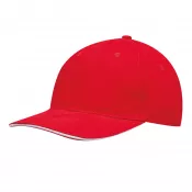 czerwony - Czapka baseballowa