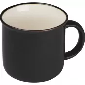 czarny - Kubek ceramiczny 350 ml