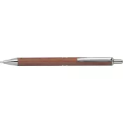 brązowy - Długopis drewniany