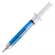 niebieski - Długopis strzykawka CURE