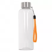 pomarańczowy transparentny - Butelka na wodę Jude R-PET 500ml