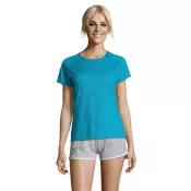 Koszulka sportowa damska 140 g/m² Sol's SPORTY WOMEN Aqua