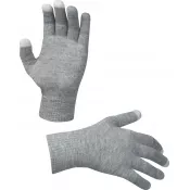 szary - Rękawiczki zimowe do ekranów dotykowych
