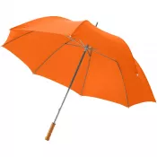 Pomarańczowy - Parasol golfowy Karl 30'' z drewnianą rączką