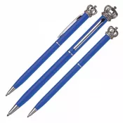 niebieski - Długopis metalowy KINGS PARK