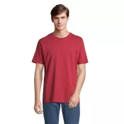 Koszulka unisex organiczna 175 g/m² Sol's LEGEND Folk Red Twin