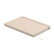 Notes A5 w okładce z PU 96 kartek w linię ARCOLOOP Zgaszona Biel