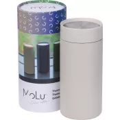 beżowy - Kubek termiczny stalowy z recyklingu LE PORT MoLu 360 ml