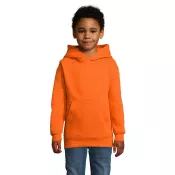 Bluza dziecięca z kapturem 280 g/m² Sol's SLAM KIDS Pomaranczowy