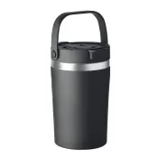 Kubek termiczny ze słomką i paskiem 350 ml COZYCUP