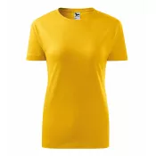 Żółty - Damska koszulka bawełniana 145 g/m² MALFINI CLASSIC NEW 133