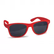 czerwony - Okulary przeciwsłoneczne Justin UV400