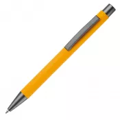 żółty - Długopis metalowy New York