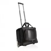 czarny - Torba na laptopa 15,4", walizka na kółkach Swiss Peak