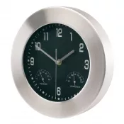 srebrny - Aluminiowy zegar JUPITER