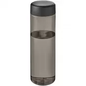 Ciemnografitowy-Czarny - H2O Vibe 850 ml screw cap water bottle