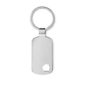 Brelok metalowy z motywem domku HOUSE KEY