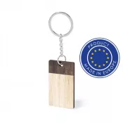 neutralny - Drewniany brelok do kluczy