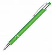 jasny zielony - Metalowy długopis reklamowy BELLO Touch Pen