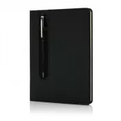 czarny - Notatnik A5 Deluxe, touch pen