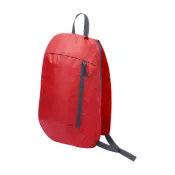 czerwony - Plecak reklamowy poliestrowy 130g/m² Decath