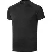 Czarny - Męski T-shirt Niagara z dzianiny Cool Fit 