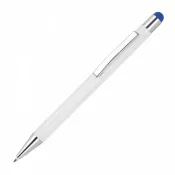 niebieski - Długopis aluminiowy touch pen soft touch JEAN