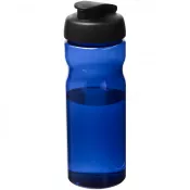 Czarny-Niebieski - Bidon H2O Eco o pojemności 650 ml z wieczkiem zaciskowym
