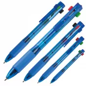niebieski - Długopis plastikowy 4w1 NEAPEL
