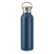 Termos z bambusową pokrywką 750 ml HELSINKI MED Francuski Granat