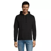 Bluza unisex z kapturem 280 g/m² Sol's SNAKE Czarny