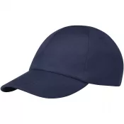 Granatowy - Cerus 6-panelowa luźna czapka z daszkiem