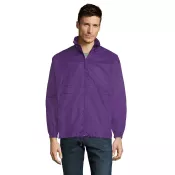 Kurtka wiatrówka unisex wodoodporna Sol's SURF Dark Purple