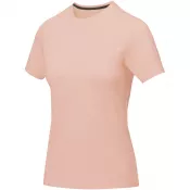 Pale blush pink - Damski t-shirt Nanaimo z krótkim rękawem